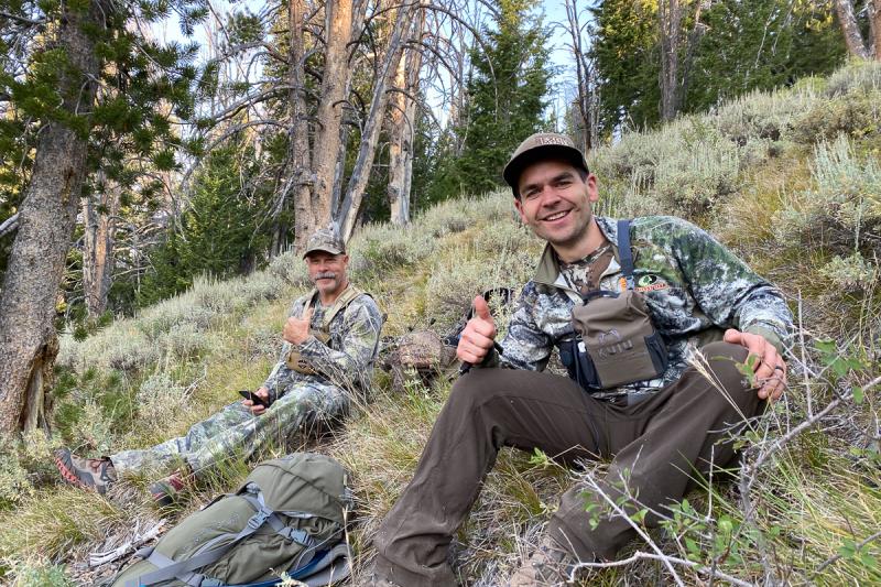 Kyle Kamp of Valley to Peak Nutrition on a Backcountry Hunt